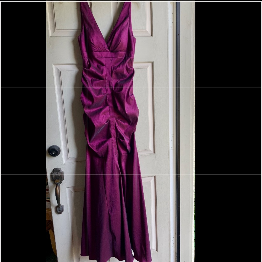 Long purple dress